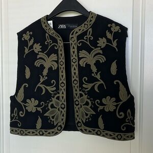 Zara casual vest jacket- NEW with tag , size S